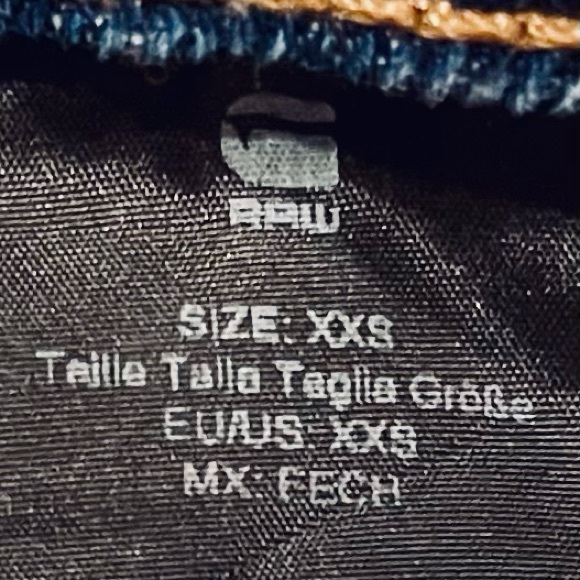 G-Star Raw Dungaree Dress, Blue Denim Overall Dress, Size XXS - Picture 10 of 13